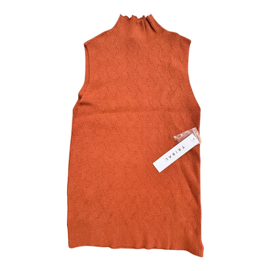 Sweater SleevelessBy Tribal In Brown, Size:M