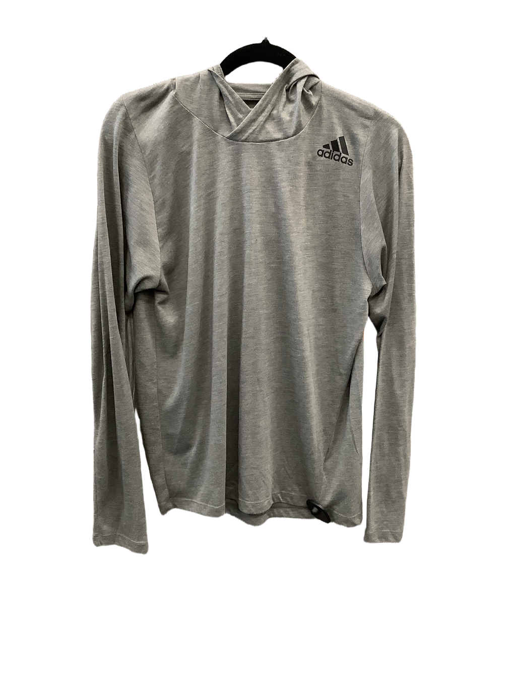 Athletic Top Long Sleeve Hoodie By Adidas  Size: S