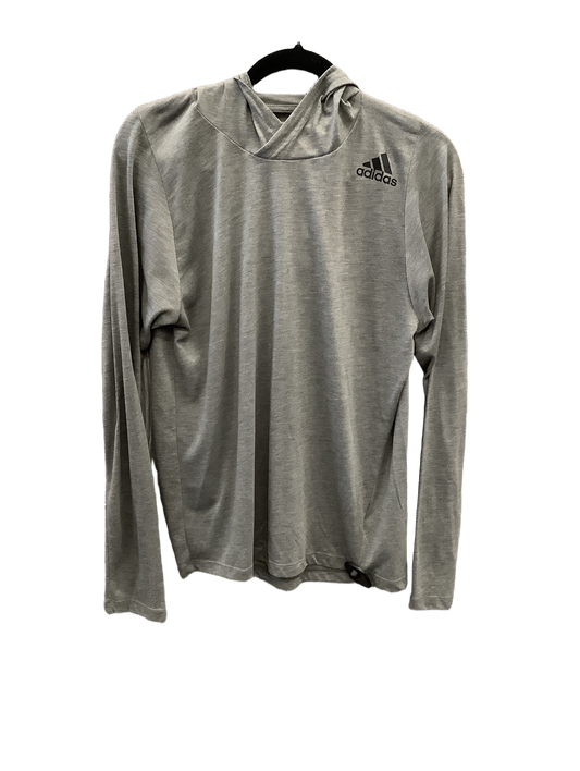 Athletic Top Long Sleeve Hoodie By Adidas  Size: S