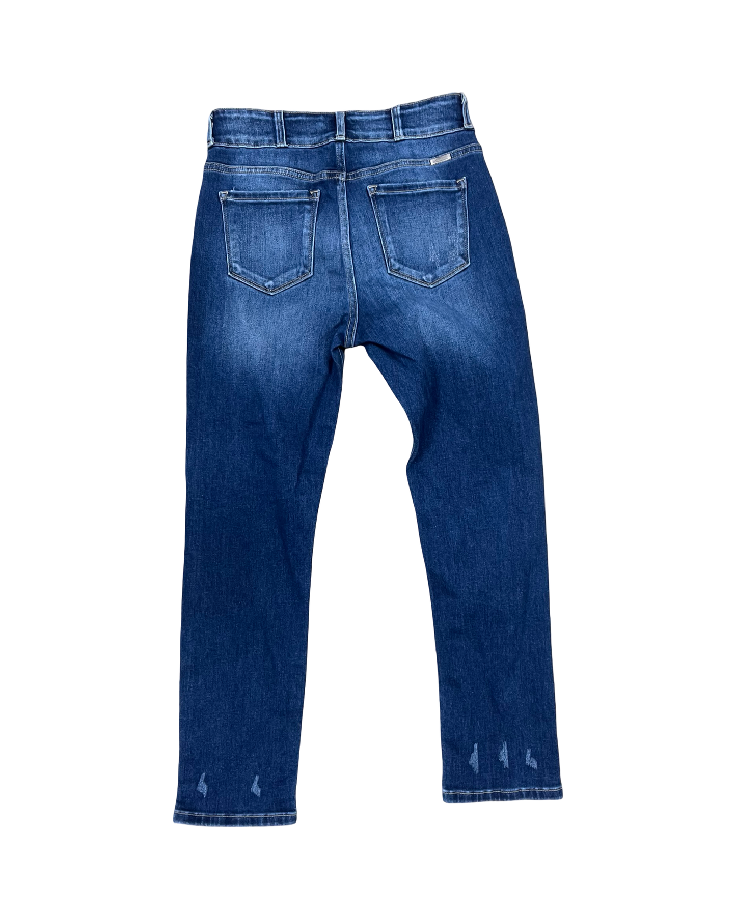 Jeans Straight By Kancan In Blue Denim, Size:8