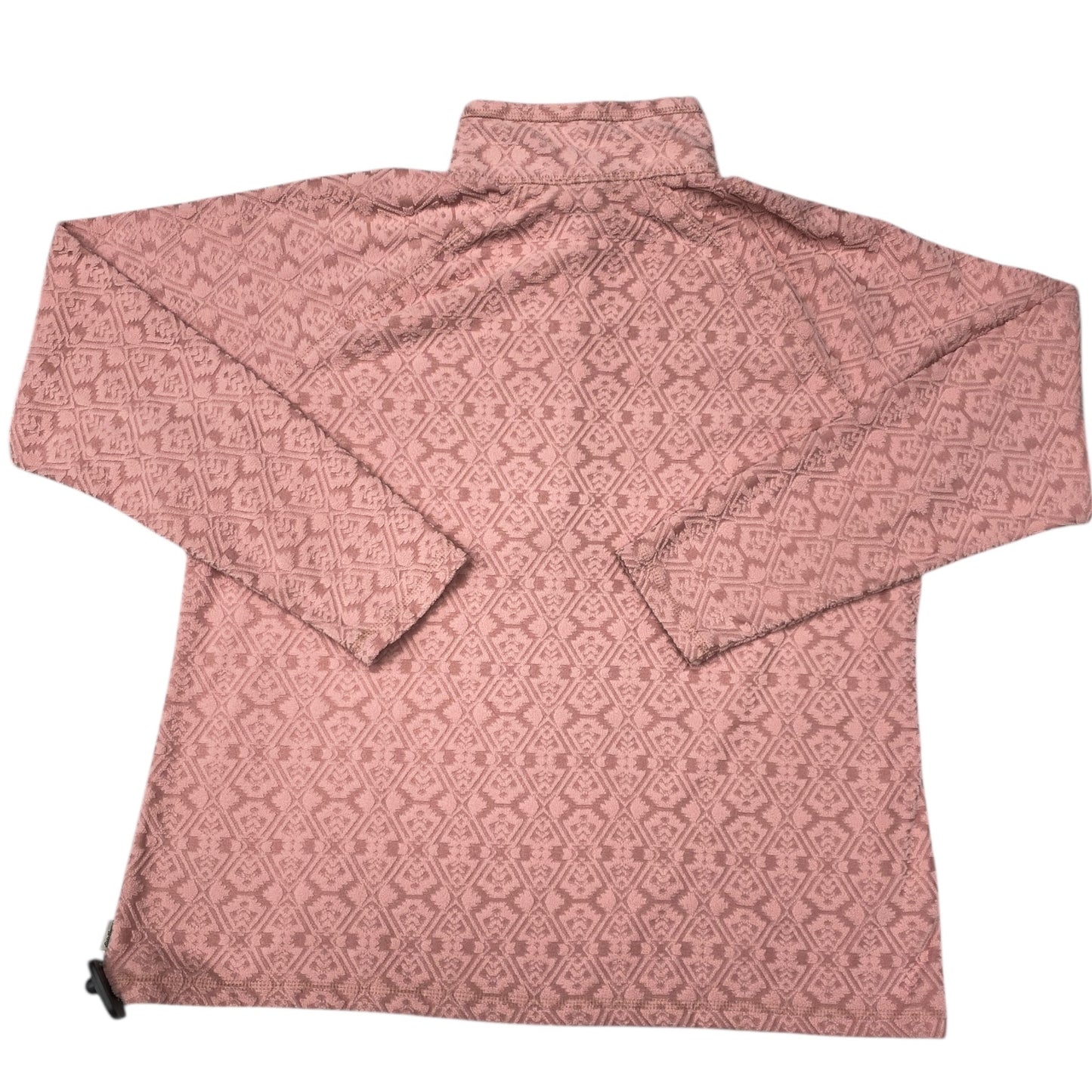 Athletic Top Ls Collar By Eddie Bauer In Pink, Size:Xl