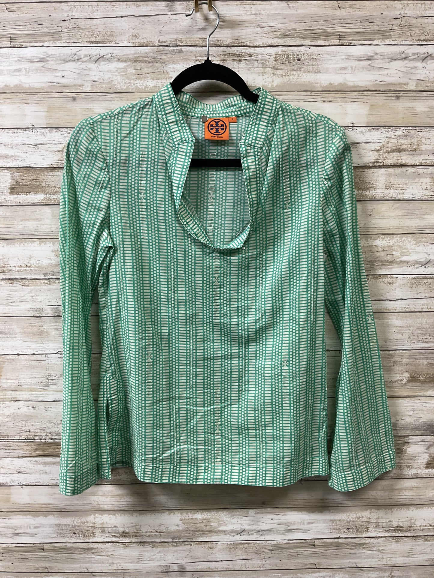 Top Ls Designer By Tory Burch In Green, Size:2