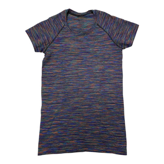 Athletic Top Ss By Lululemon In Multi, Size:6