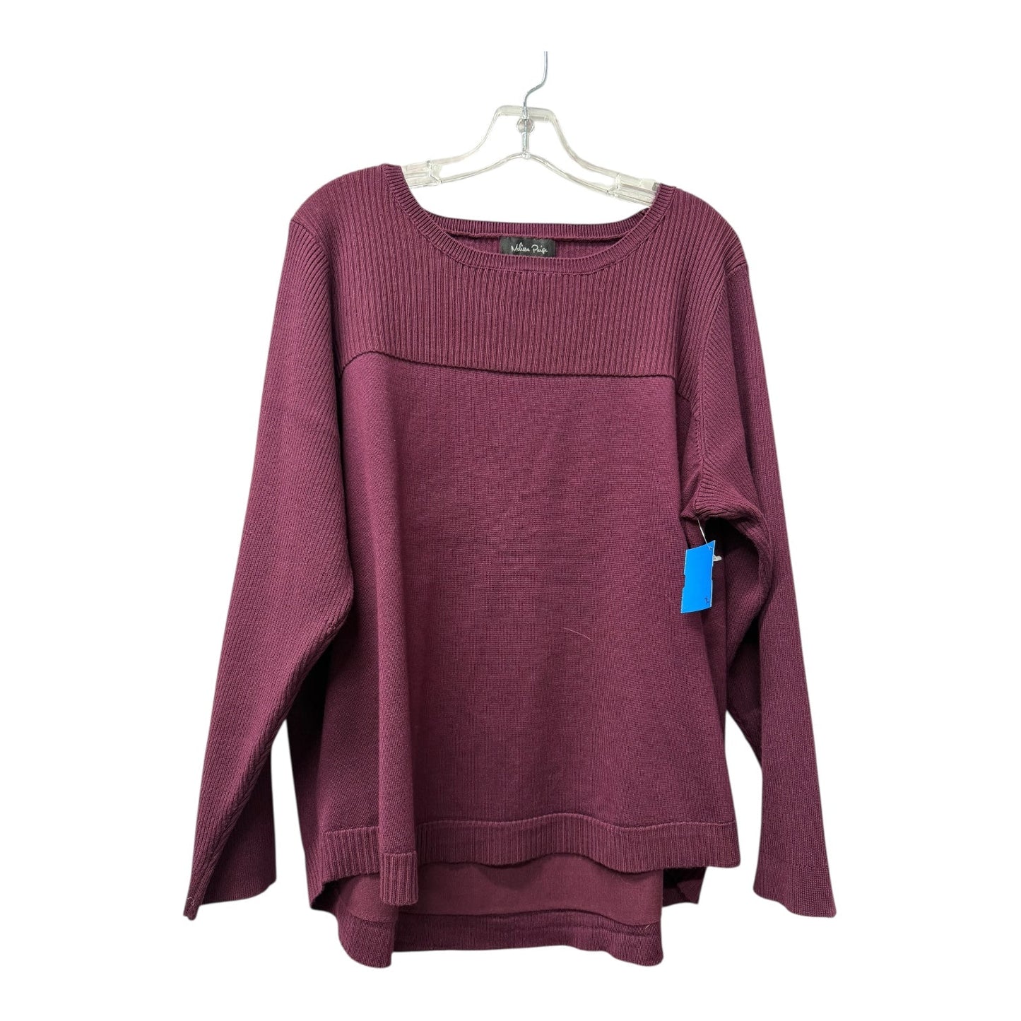 Top Ls By Melissa Paige In Purple, Size:2X