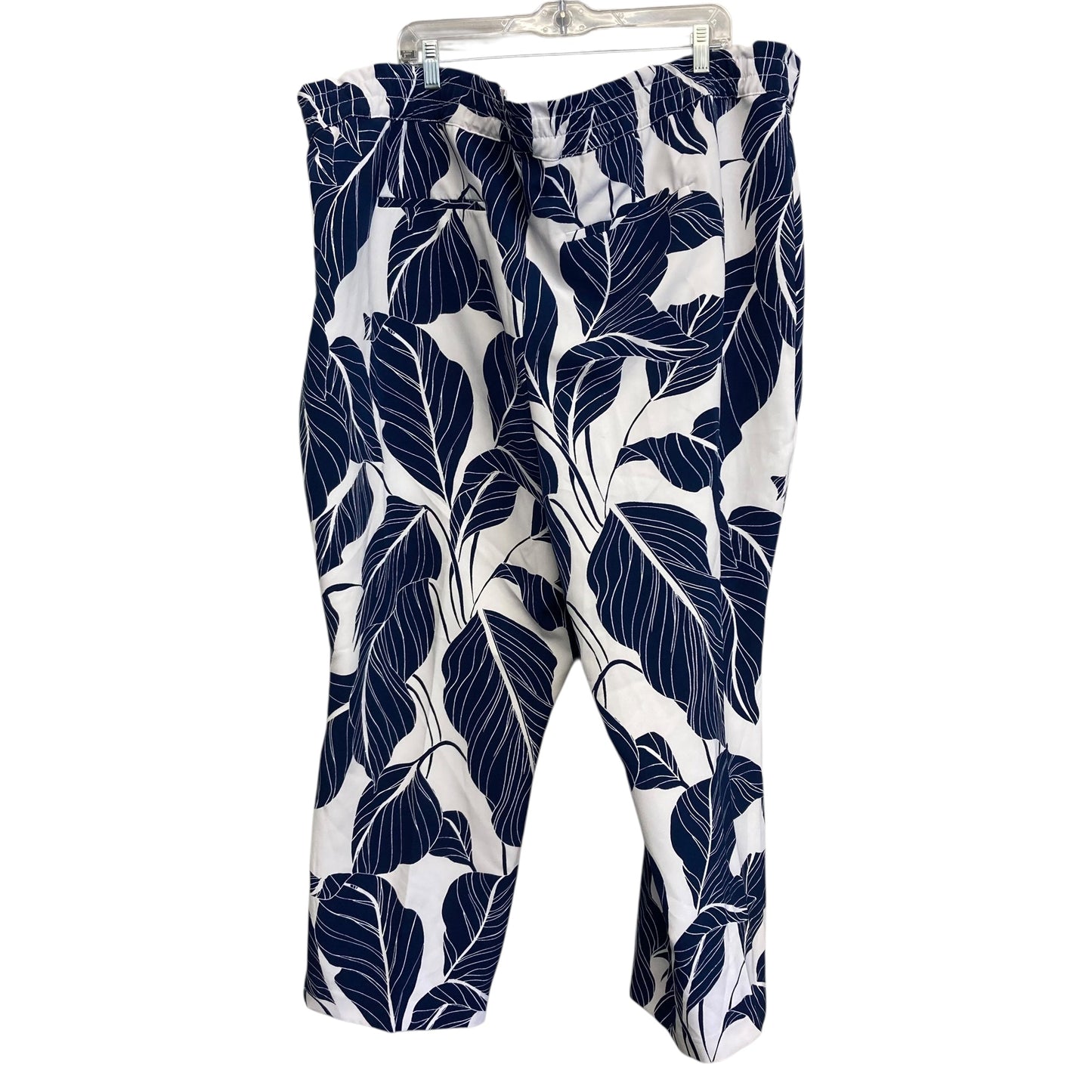 Pants Lounge By Liz Claiborne In Blue & White, Size:24