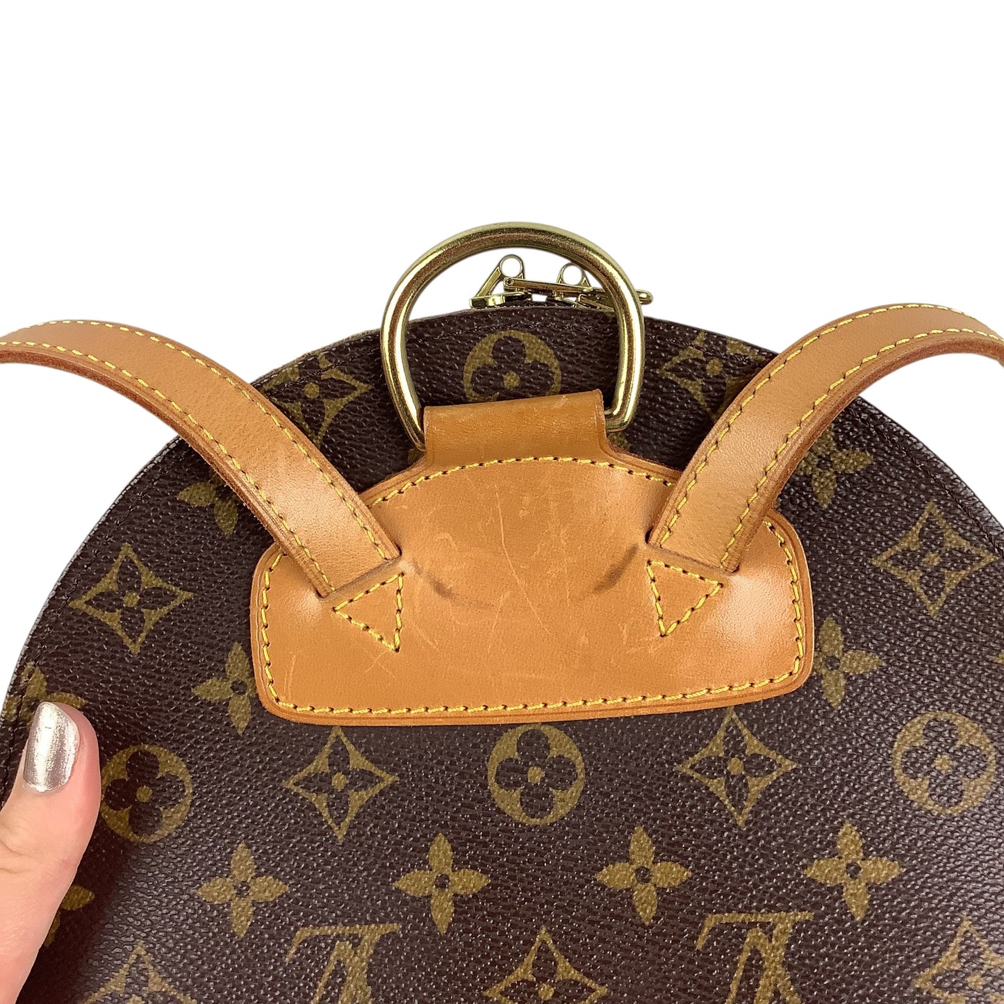Backpack Luxury Designer By Louis Vuitton, Size: Medium