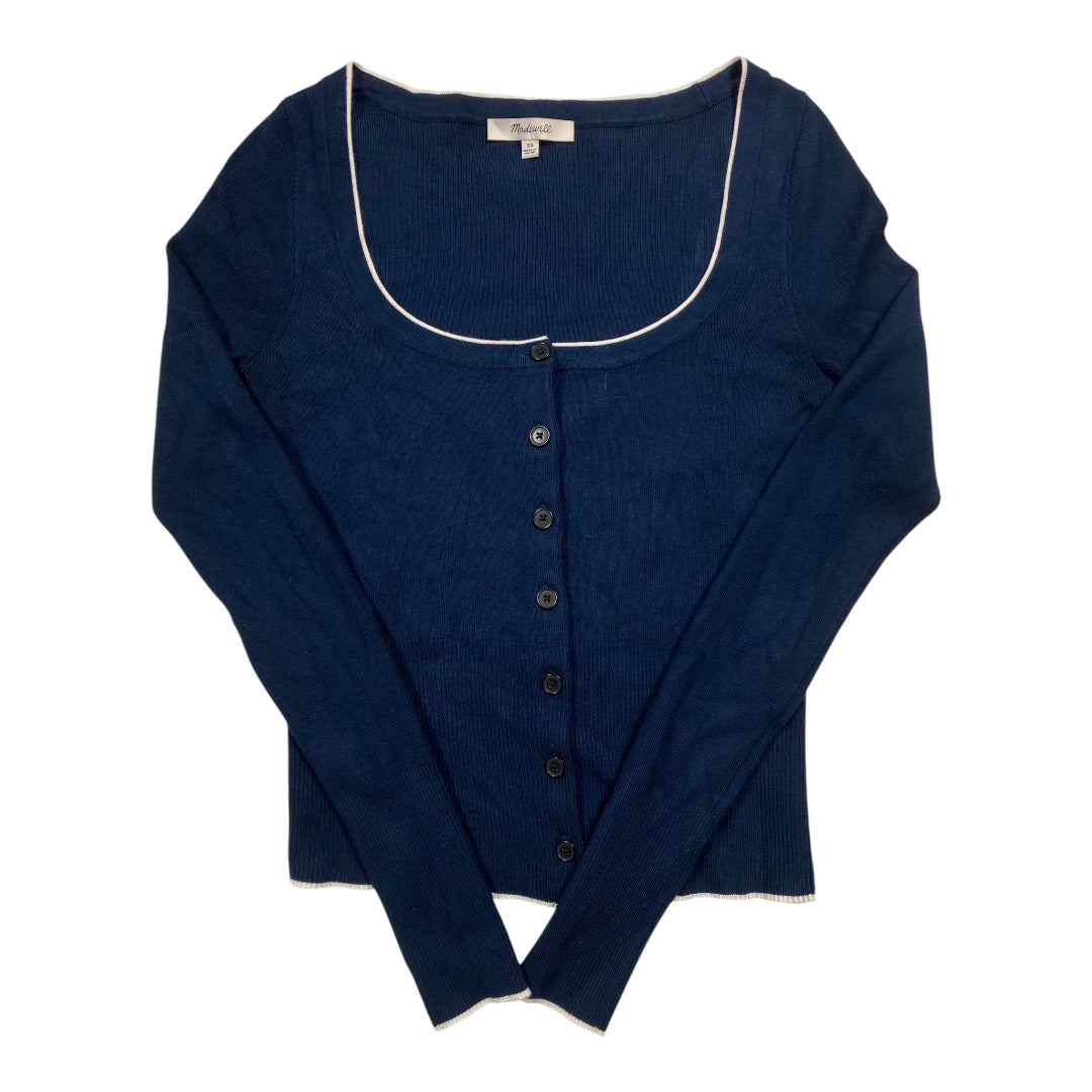 Sweater Cardigan By Madewell In Navy, Size:Xs