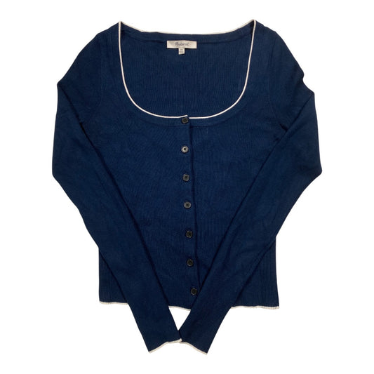 Sweater Cardigan By Madewell In Navy, Size:Xs