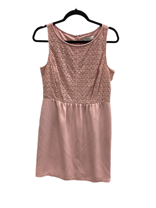 Dress Casual Midi By Loft In Pink, Size:8
