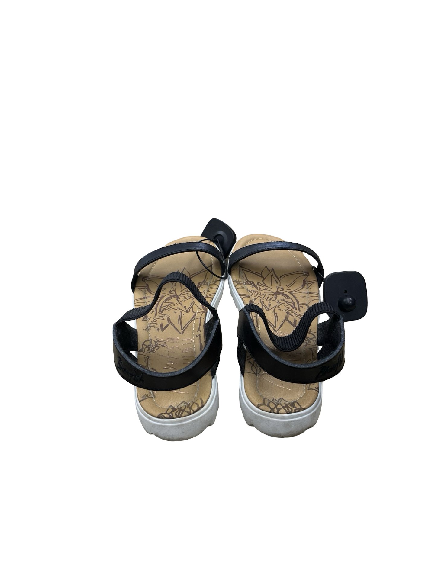 Sandals Flats By Blowfish In Blue & Brown, Size:5