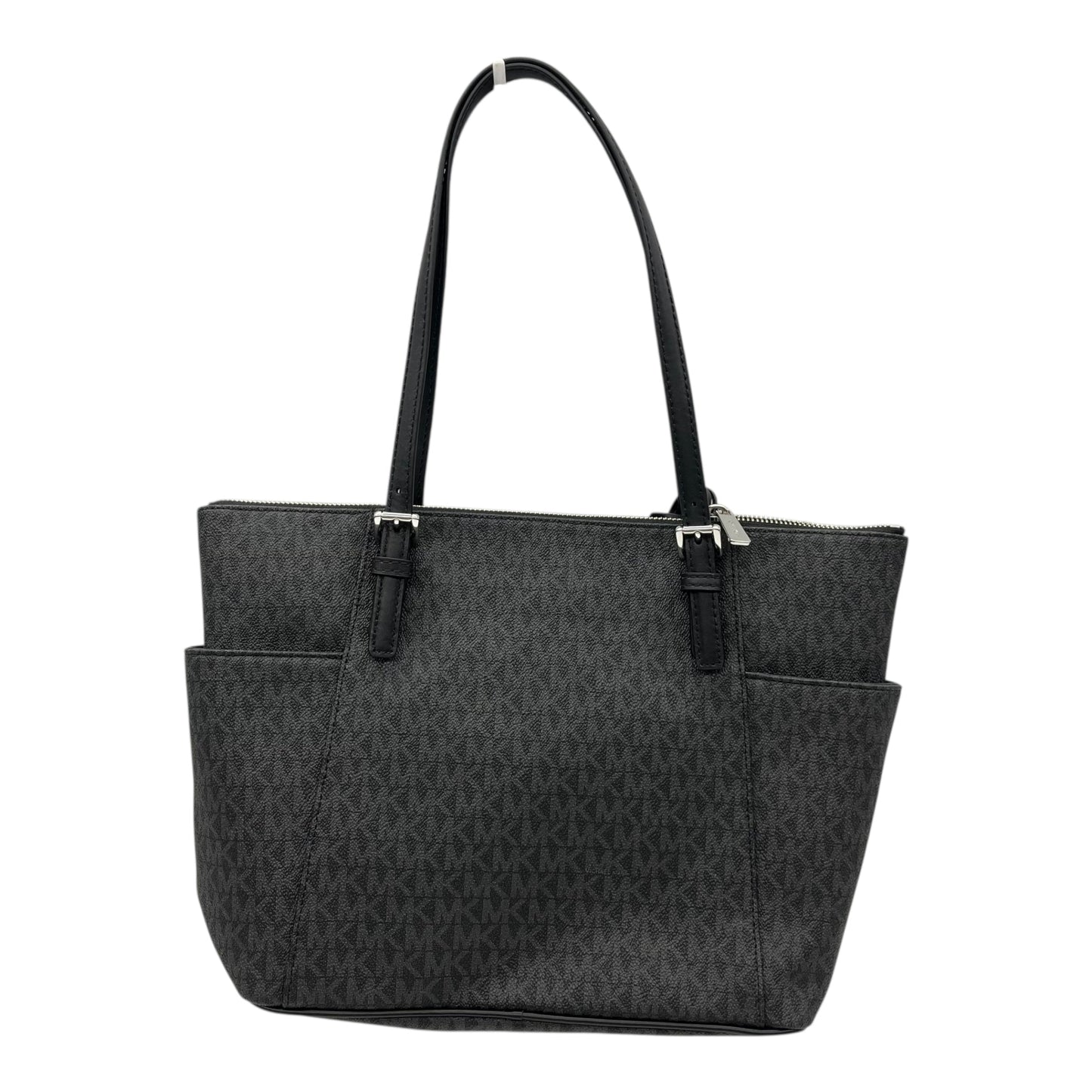 Tote Designer By Michael Kors In Black & Grey, Size:Medium