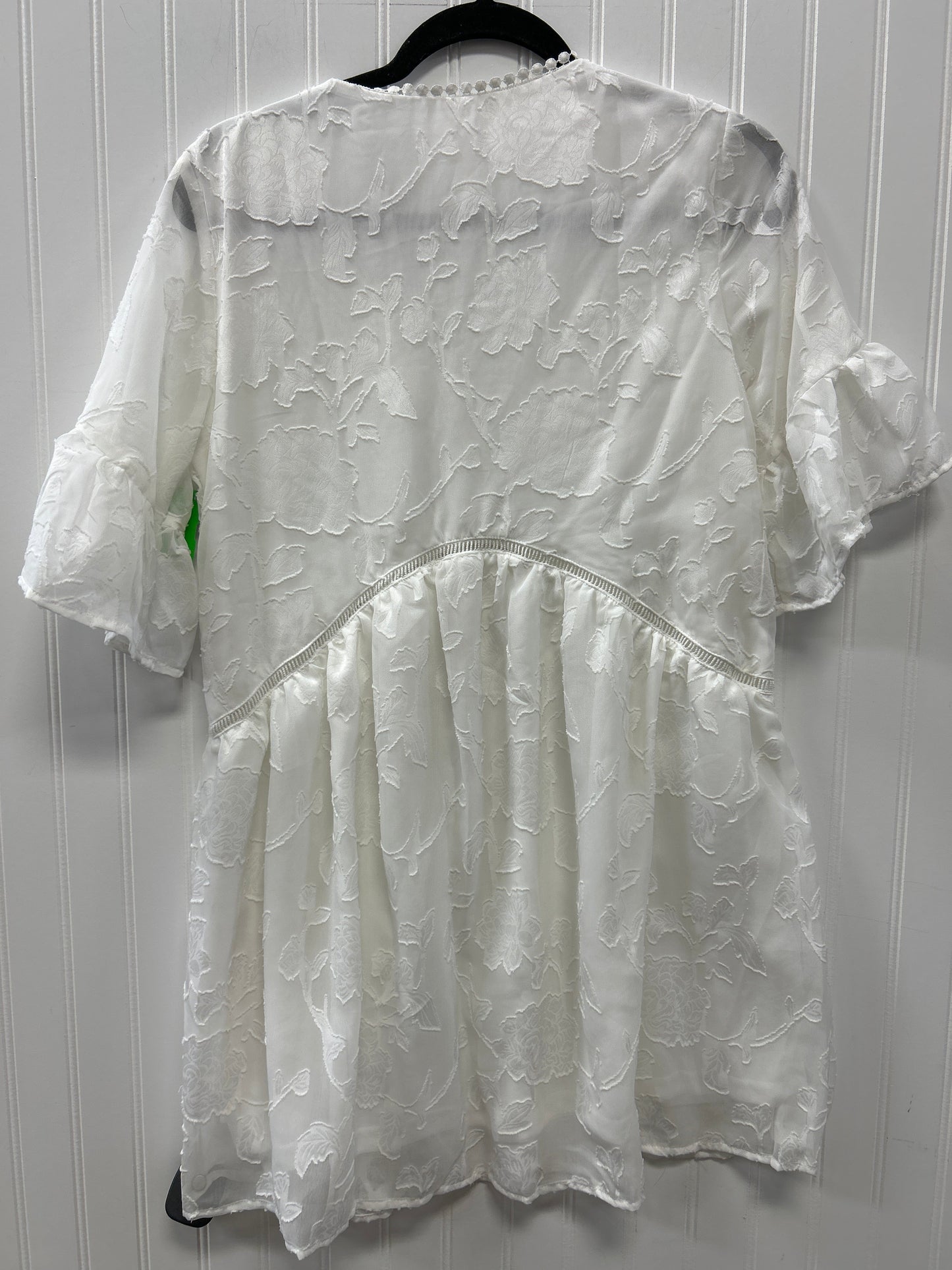 Dress Casual Midi By Cmc In White, Size:S