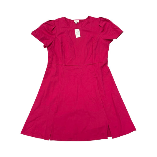 Dress Casual Midi By J. Jill In Pink, Size:L