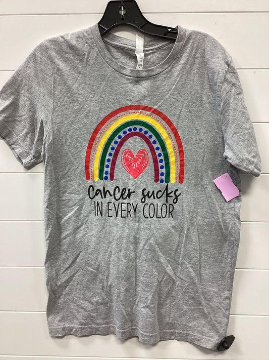 Top Ss By Bella + Canvas In Grey, Size:M