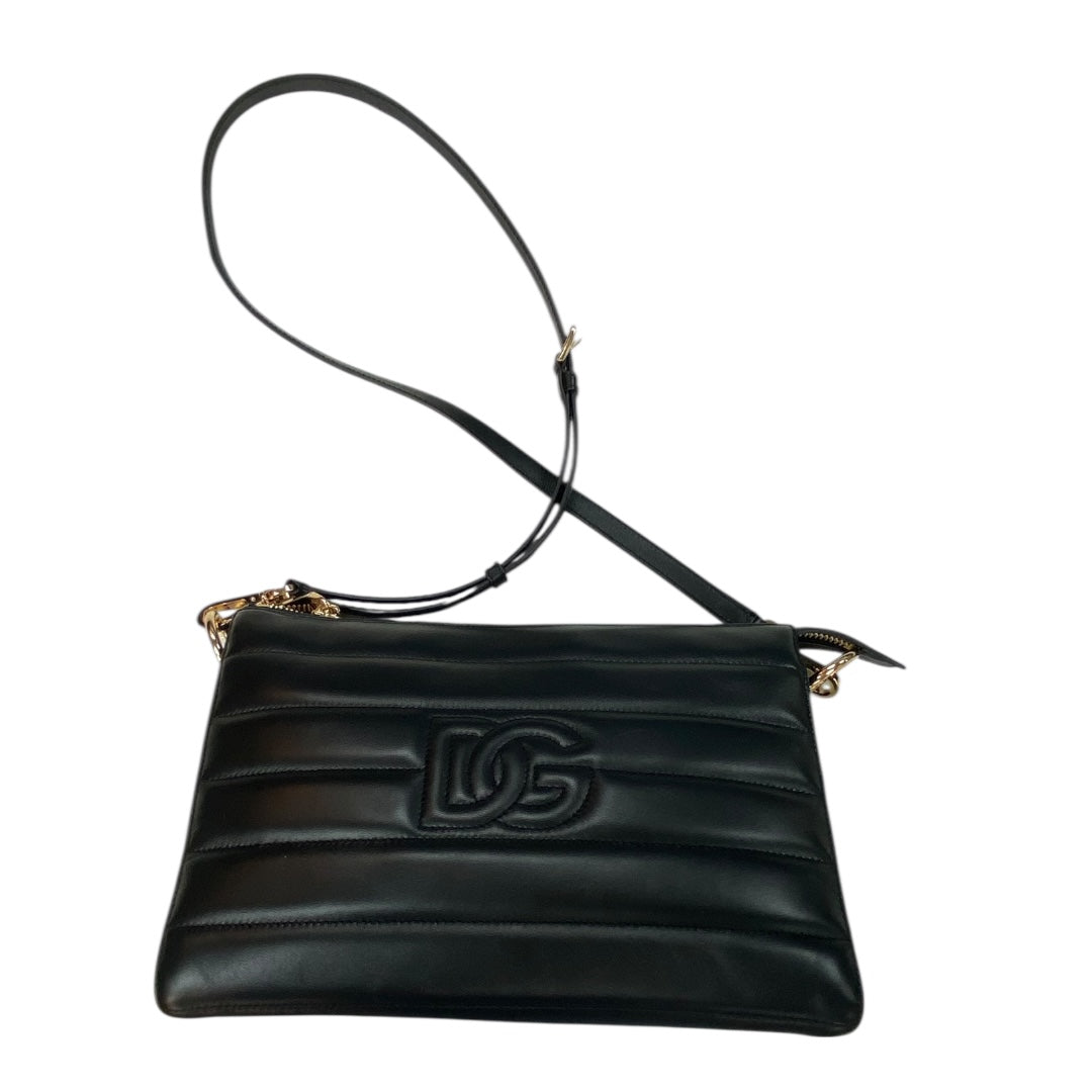 Handbag Luxury Designer By Dolce And Gabbana In Black, Size:Medium
