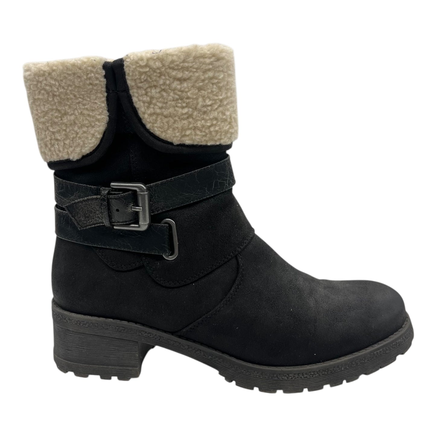 Boots Ankle Heels By White Mountain In Black, Size:6.5