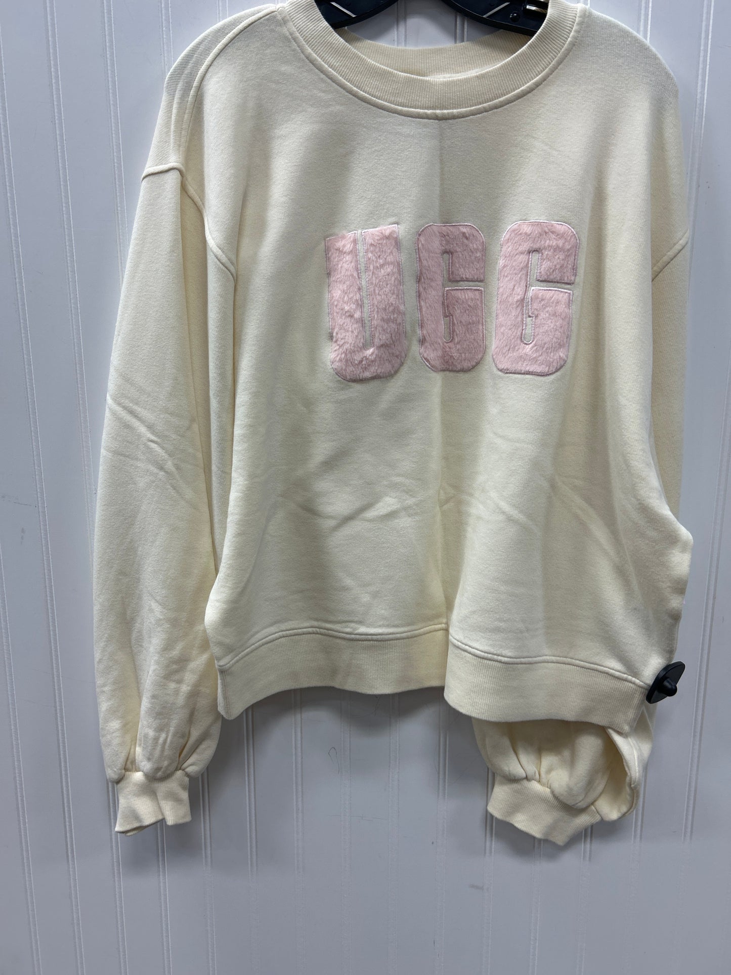 Sweatshirt Designer By Ugg In Cream, Size:Xl