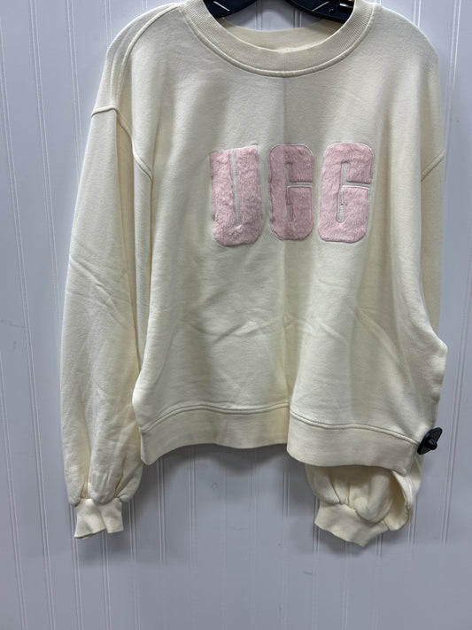 Sweatshirt Designer By Ugg In Cream, Size:Xl