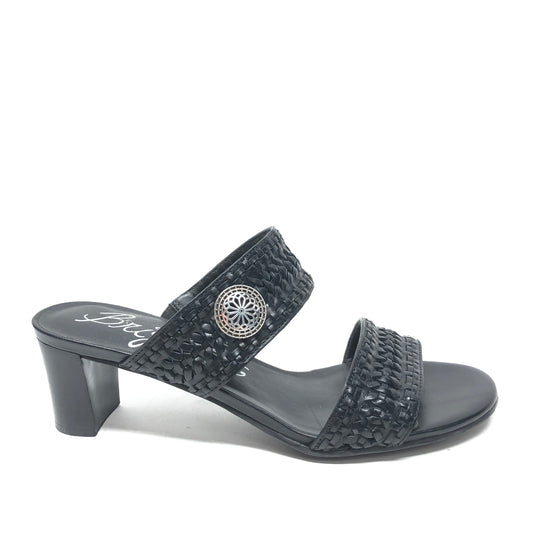 Sandals Heels Block By Brighton In Black, Size: 8
