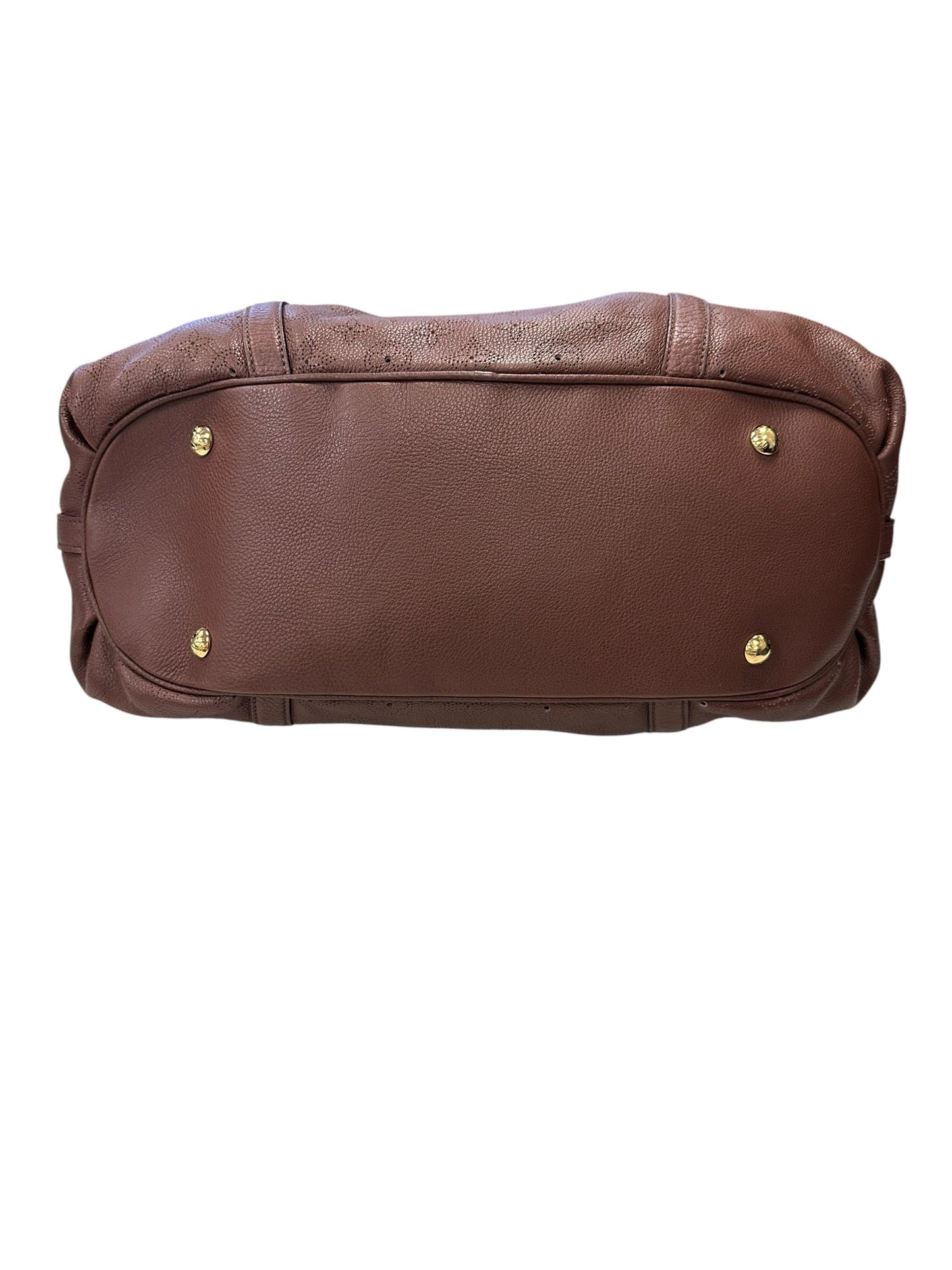 Handbag Luxury Designer By Louis Vuitton In Brown, Size:Large