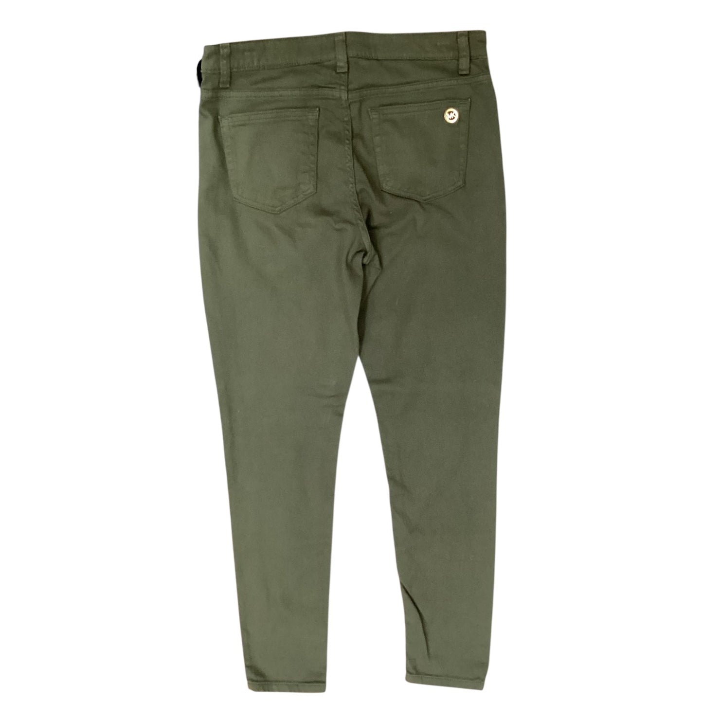 Jeans Skinny By Michael By Michael Kors In Green, Size:10