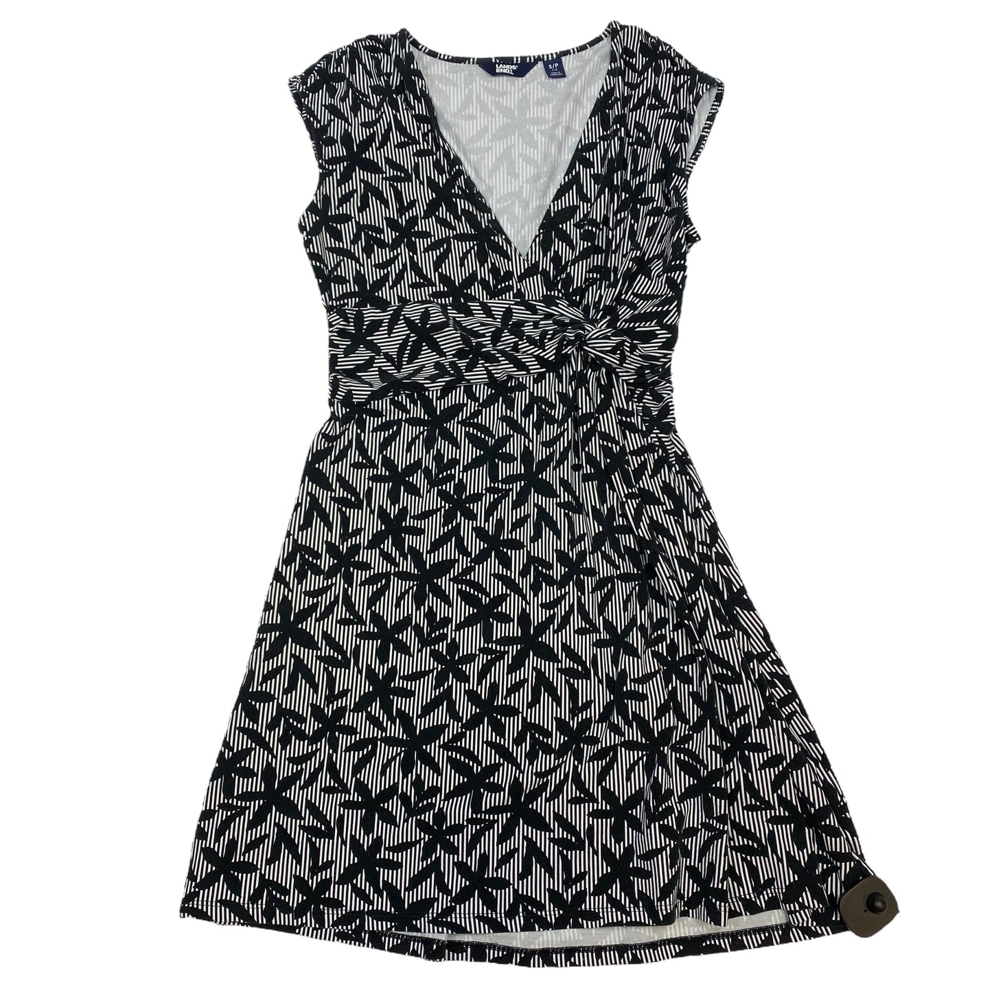 Dress Casual Short By Lands End In Black & White, Size:S