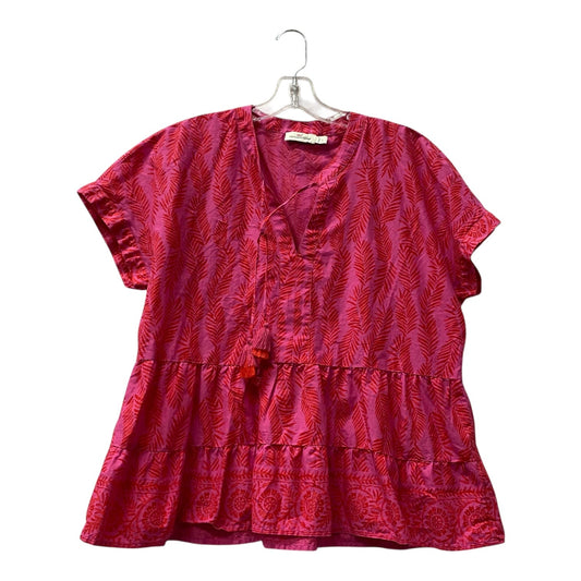 Top Sleeveless By Vineyard Vines In Pink, Size:L