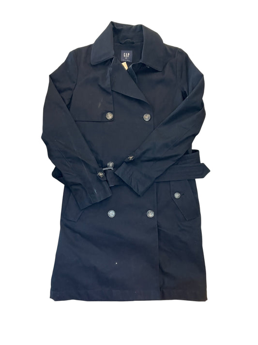 Coat Peacoat By Gap In Navy, Size:Xs