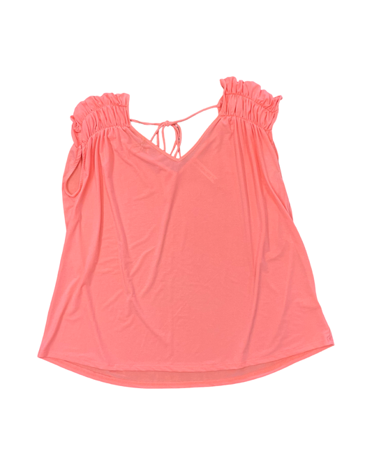 Top Sleeveless By Dear Scarlett In Orange, Size:L