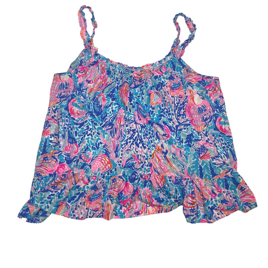 Top Sleeveless Designer By Lilly Pulitzer In Blue, Size:S