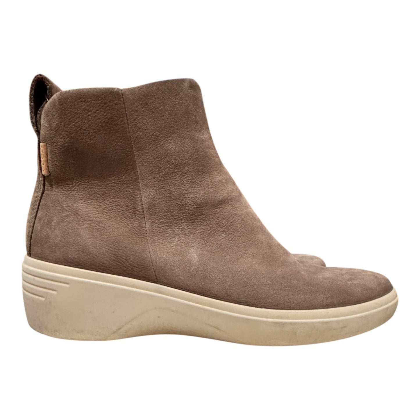 Shoes Flats By Ecco In Grey, Size:9.5