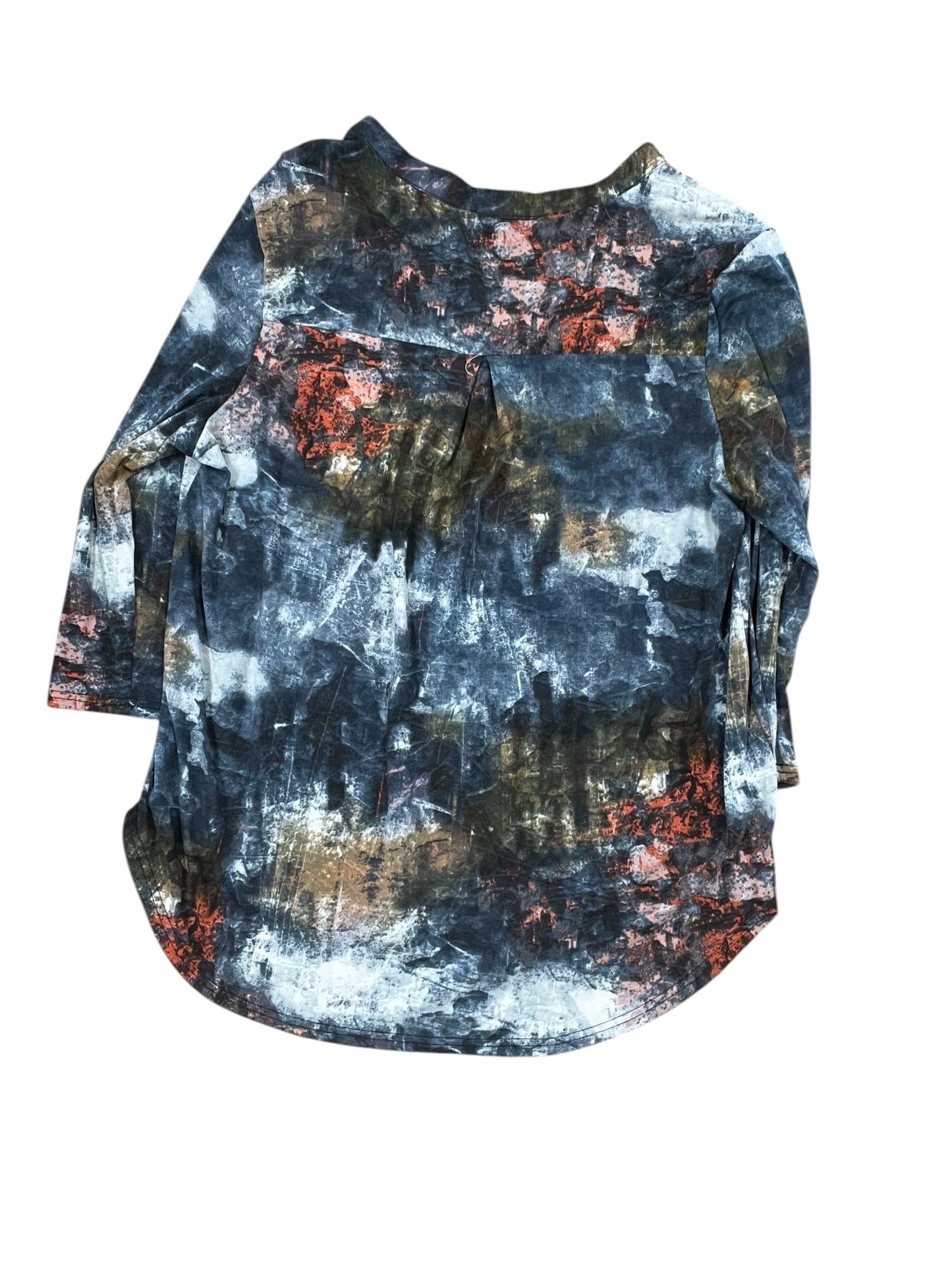 Top 3/4 Sleeve By Clothes Mentor In Blue, Size:S