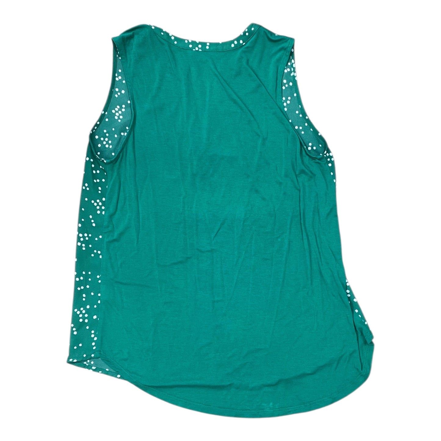 Tank Top By Papermoon In Green & White, Size:M
