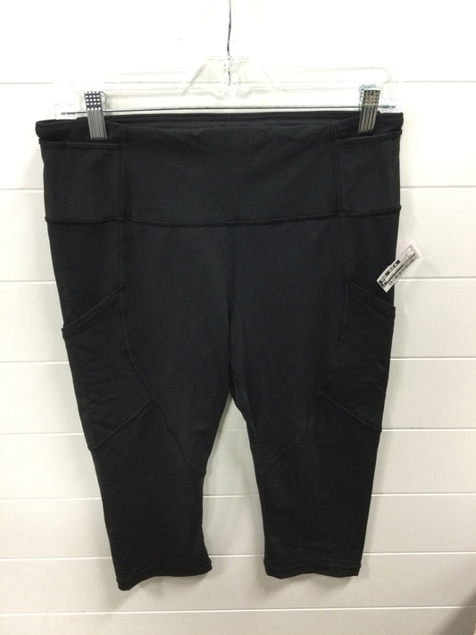 Athletic Leggings Capris By Lululemon In Black, Size:12