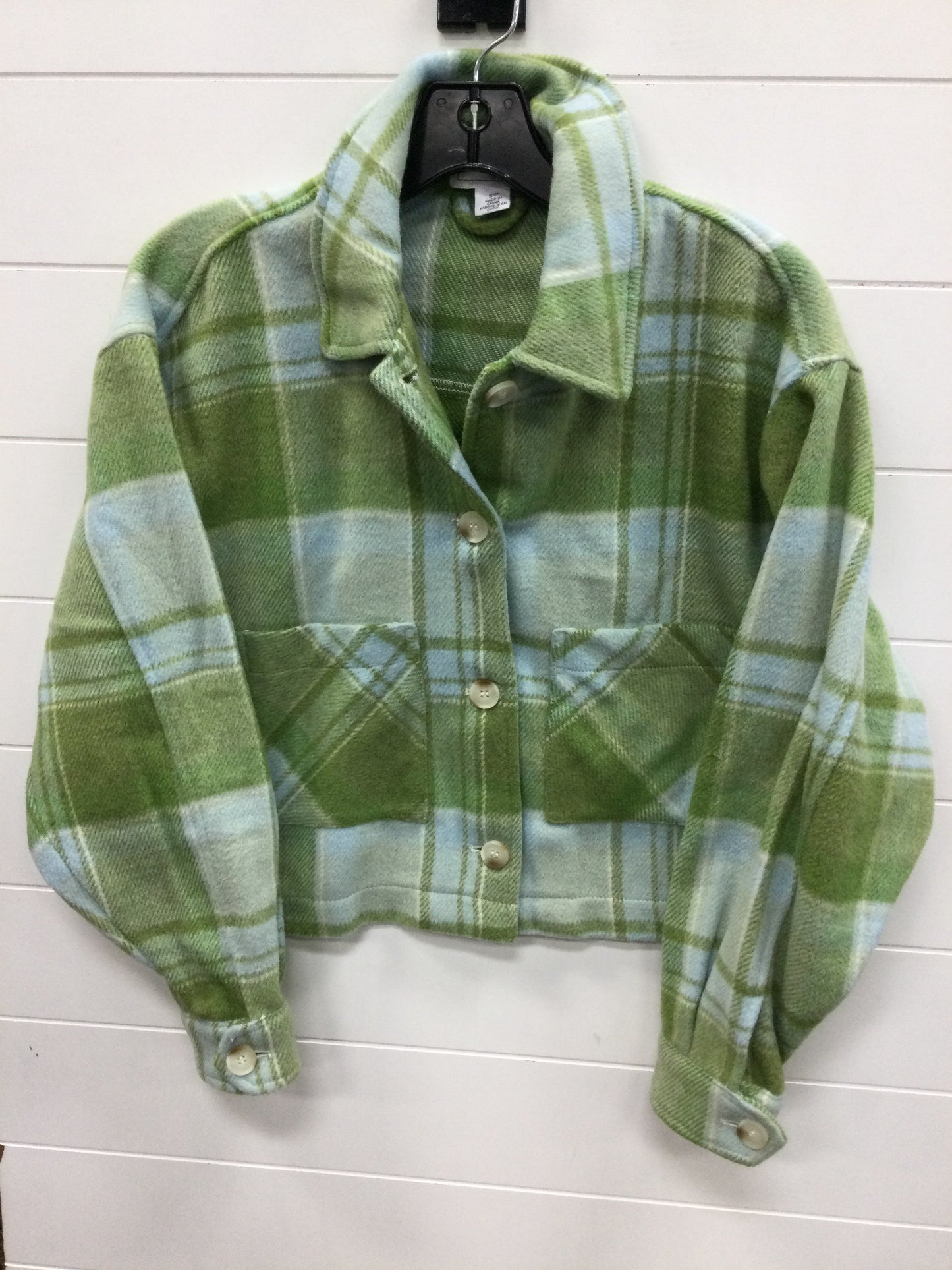 Jacket Fleece By For The Republic In Green, Size:S