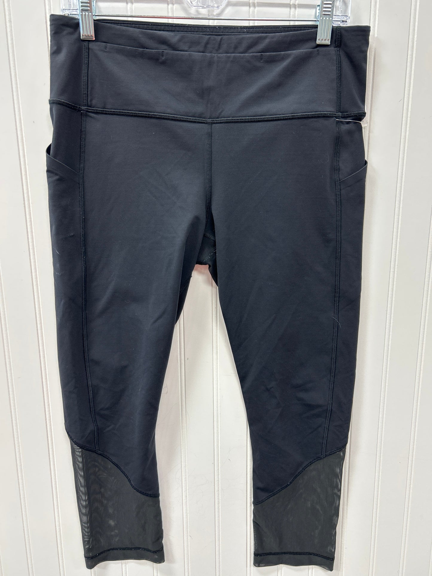 Athletic Leggings Capris By Lululemon In Black, Size:10
