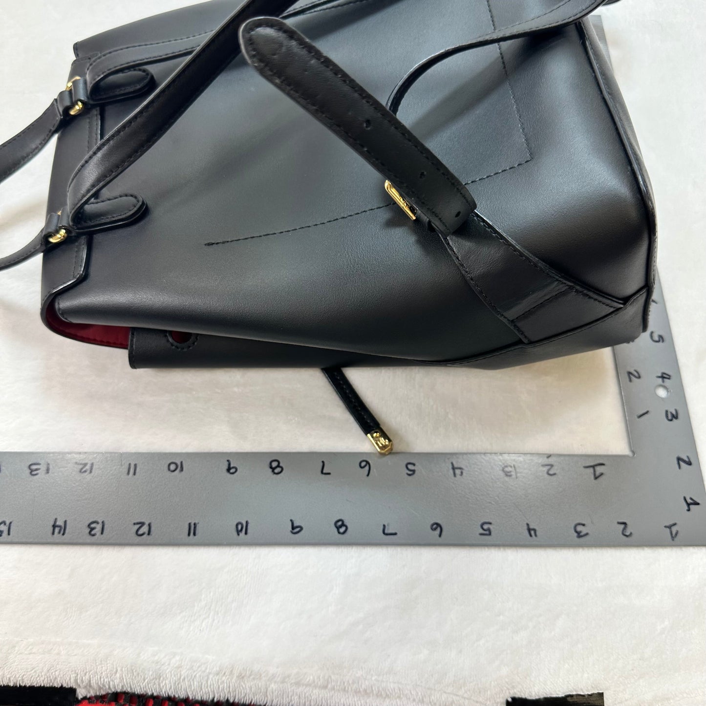 Dryden Flap Leather Backpack By Lauren By Ralph Lauren, Size: Small