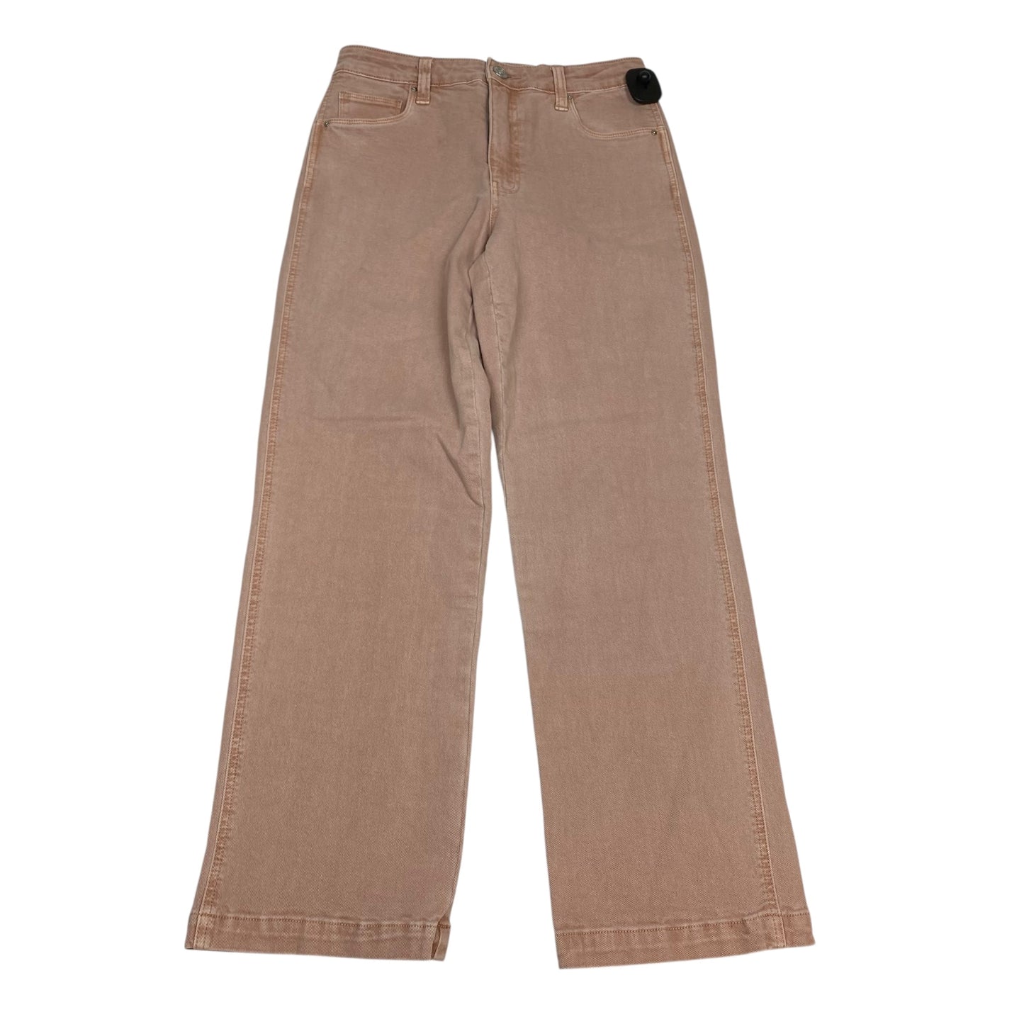 Jeans Straight By Kut In Pink Denim, Size:4