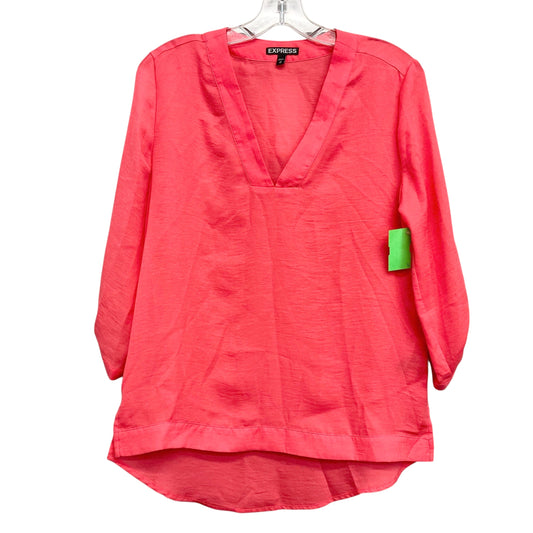 Top Ls By Express In Orange, Size:Xs