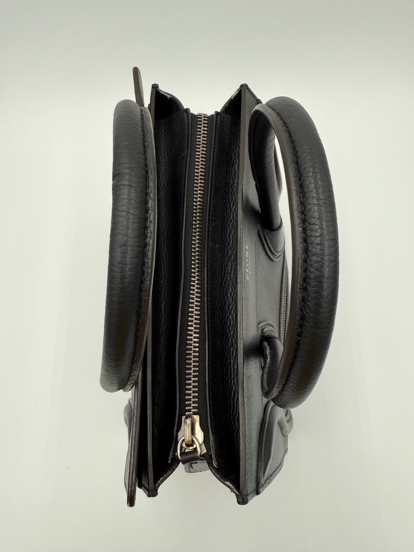 Handbag Luxury Designer By Celine In Black, Size:Medium