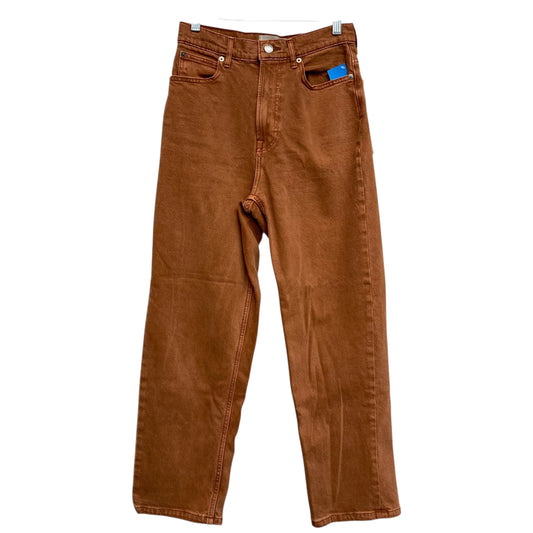 Jeans Boot Cut By Everlane In Brown, Size:2