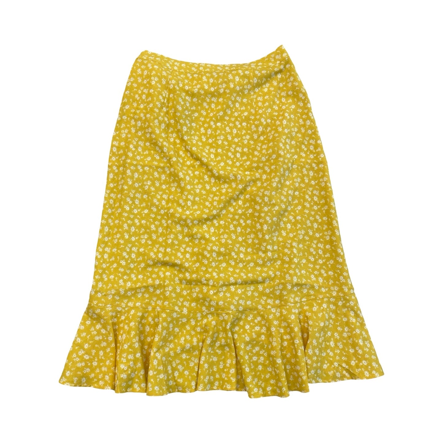 Skirt Midi By Blu Pepper In Yellow, Size:L