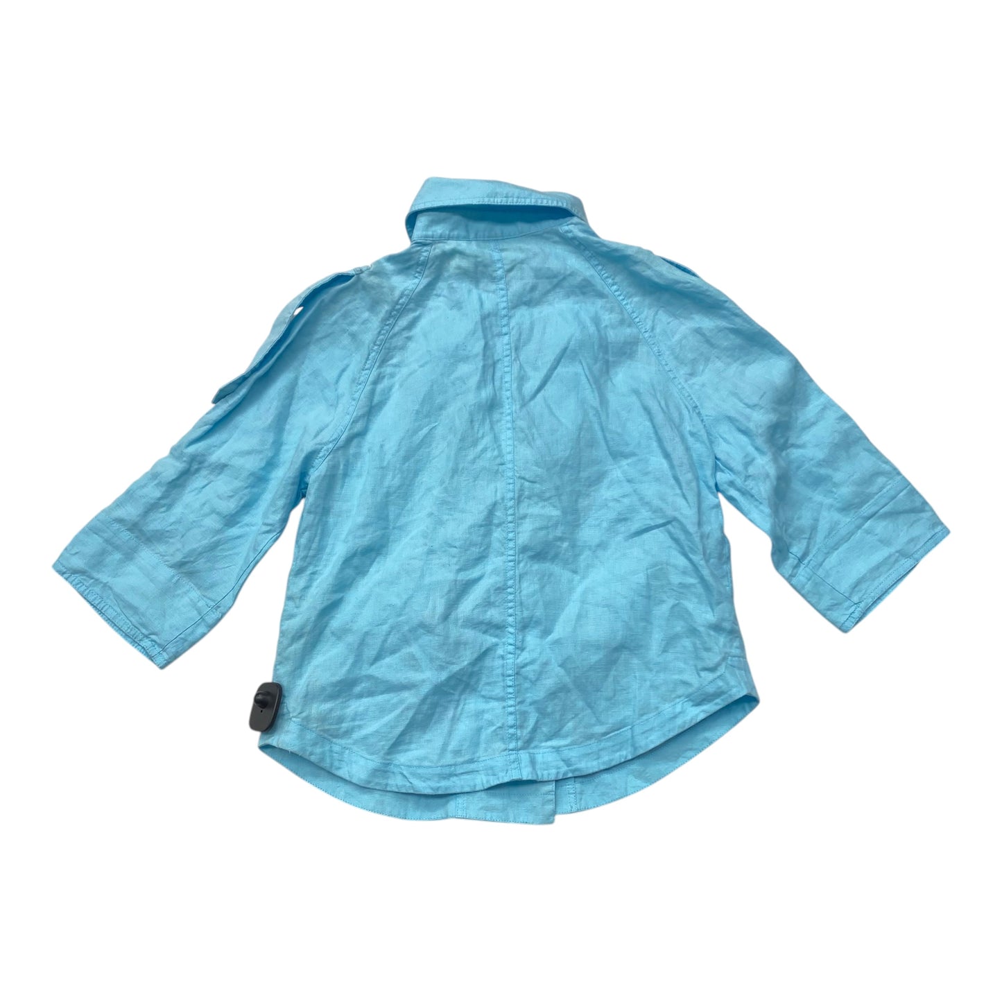 Blazer By Chicos In Blue, Size:M