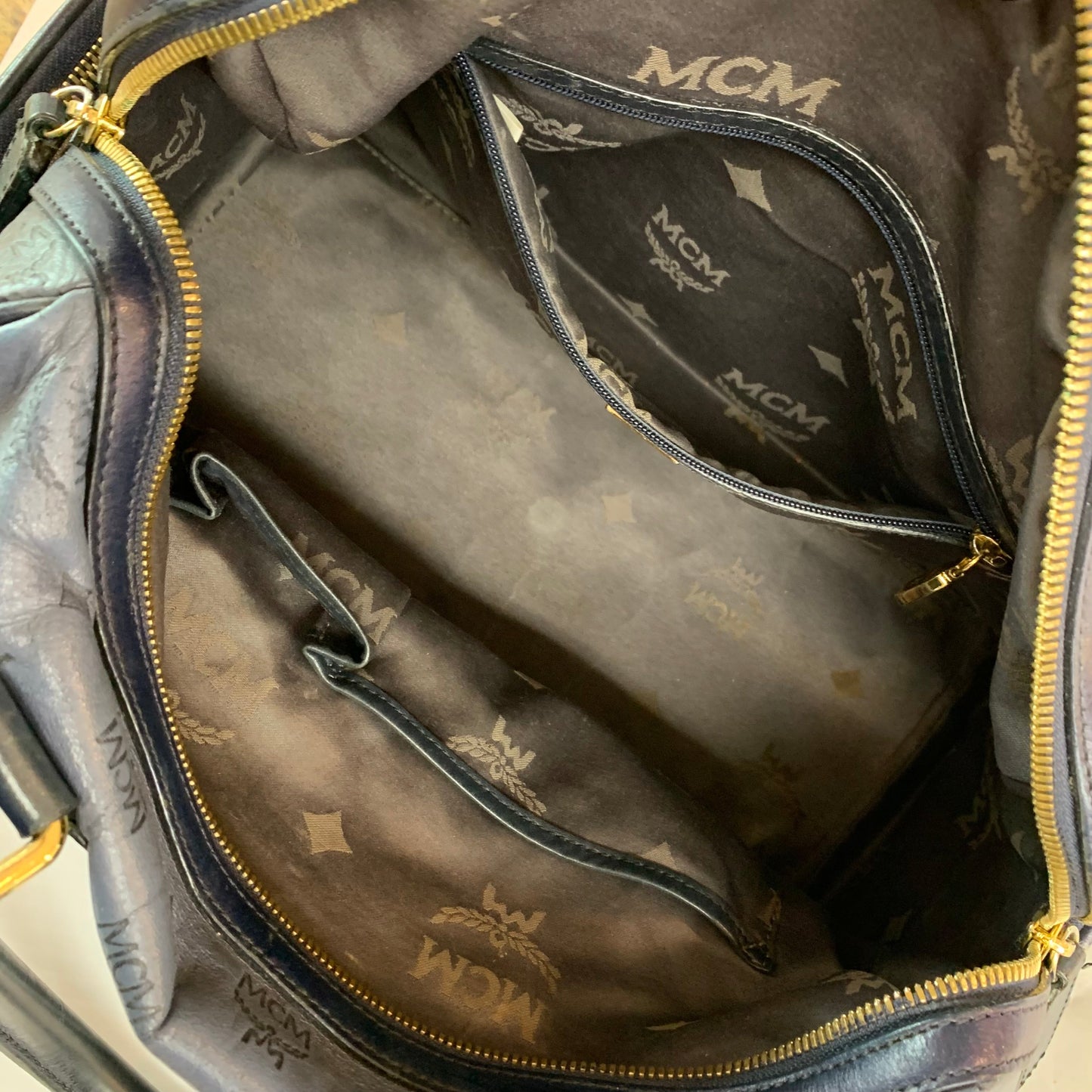 Handbag Luxury Designer By Mcm, Size: Large