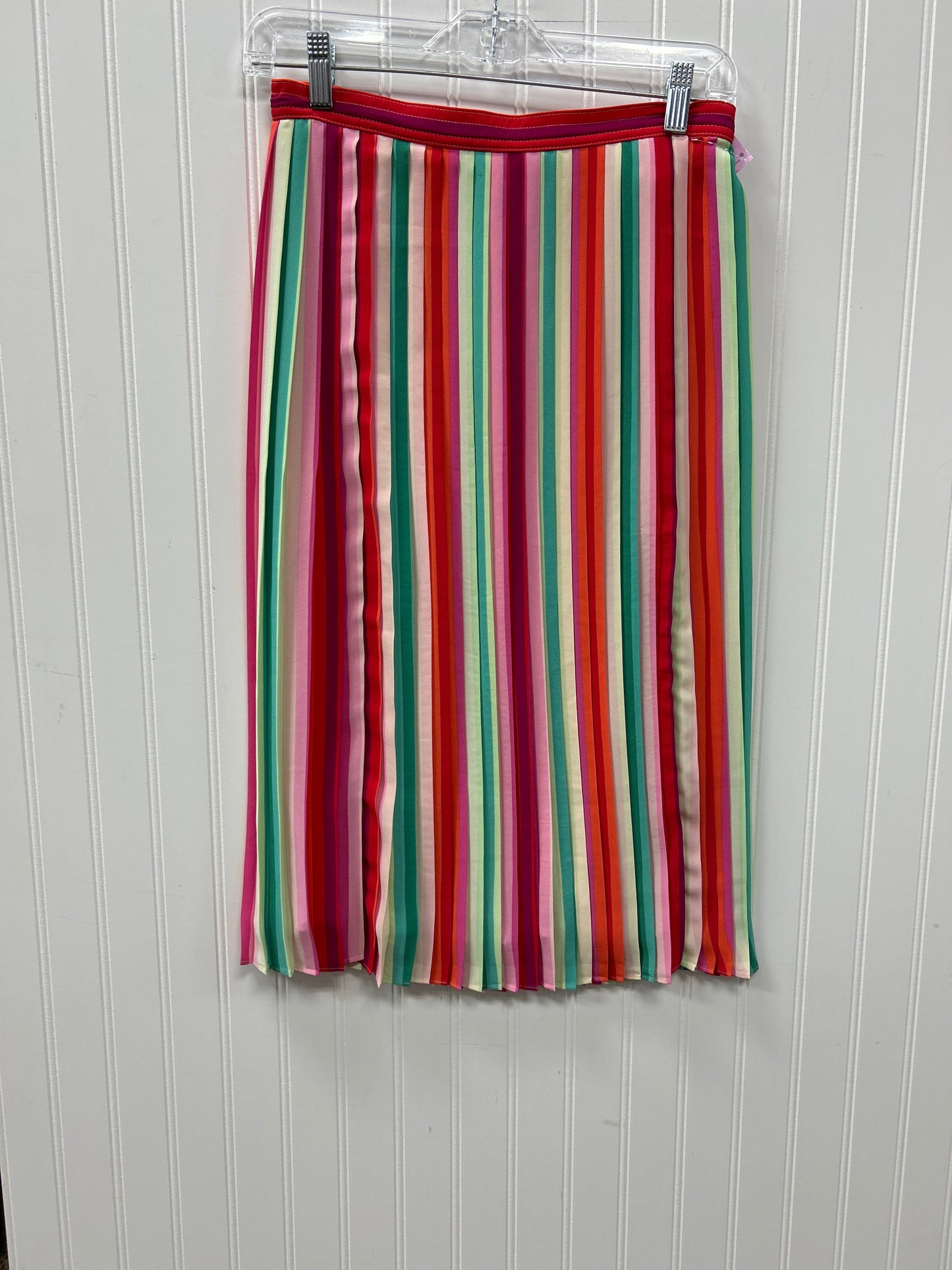 Skirt Midi By J. Crew In Striped Pattern, Size:0