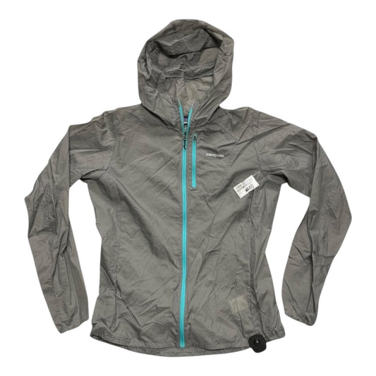 Jacket Windbreaker By Patagonia In Grey, Size:L