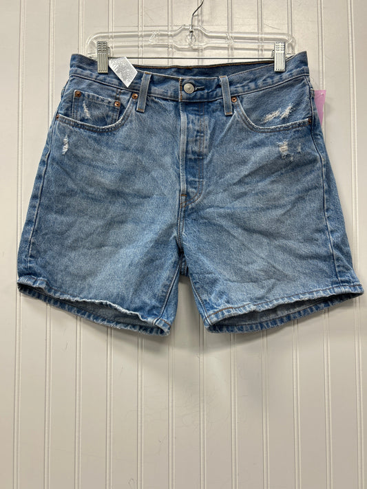 Shorts By Levis In Blue Denim, Size:6