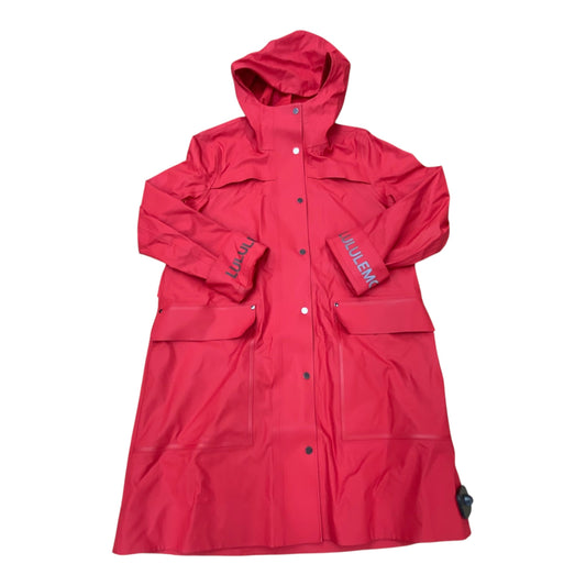 Coat Raincoat By Lululemon In Red, Size:4