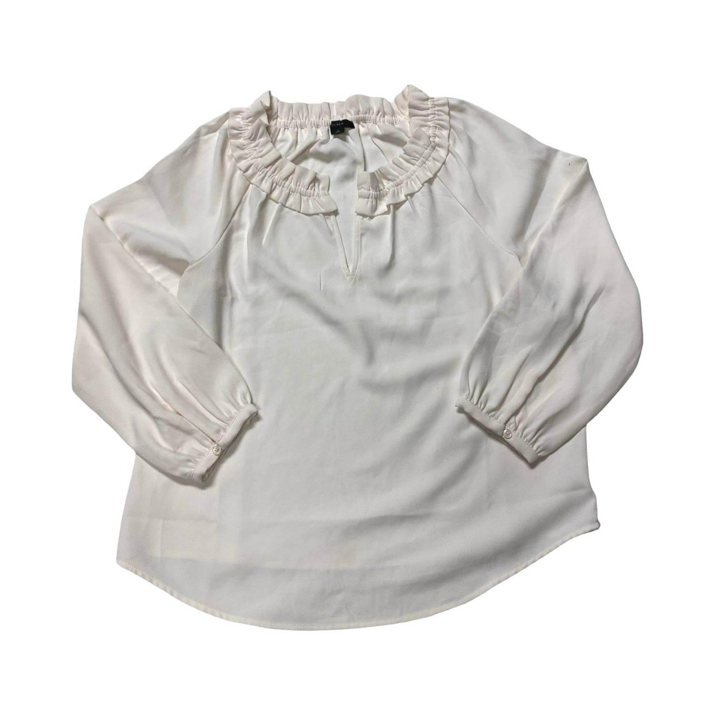 Top Ls By J. Crew In Cream, Size:M