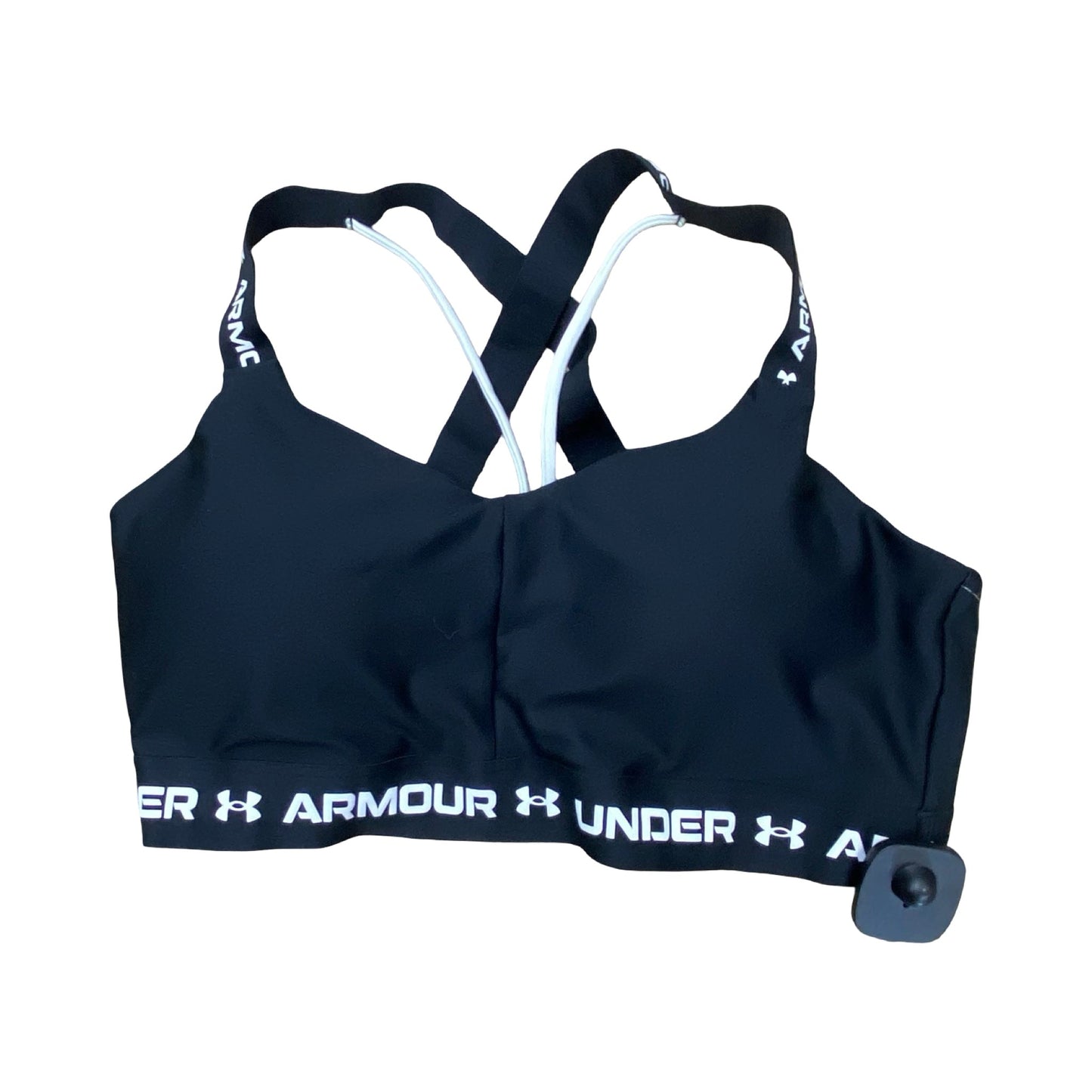 Athletic Bra By Under Armour In Black & White, Size:Xl